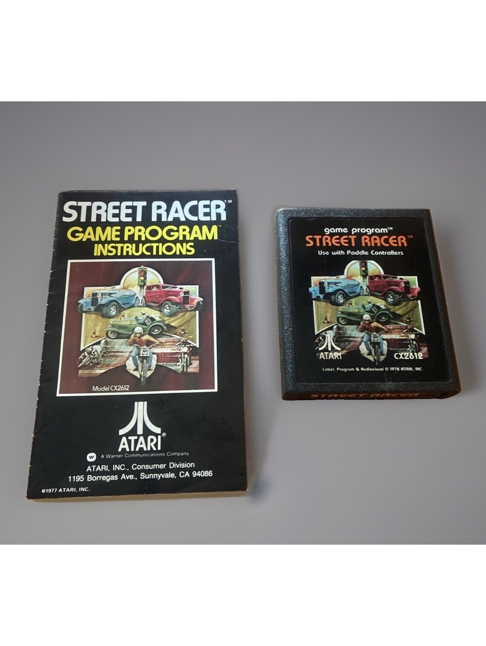 1977 Atari 2600 Street Racer with Manual